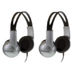 Koss UR-10 Closed-ear Design Stereo Headphones, 2 Pack